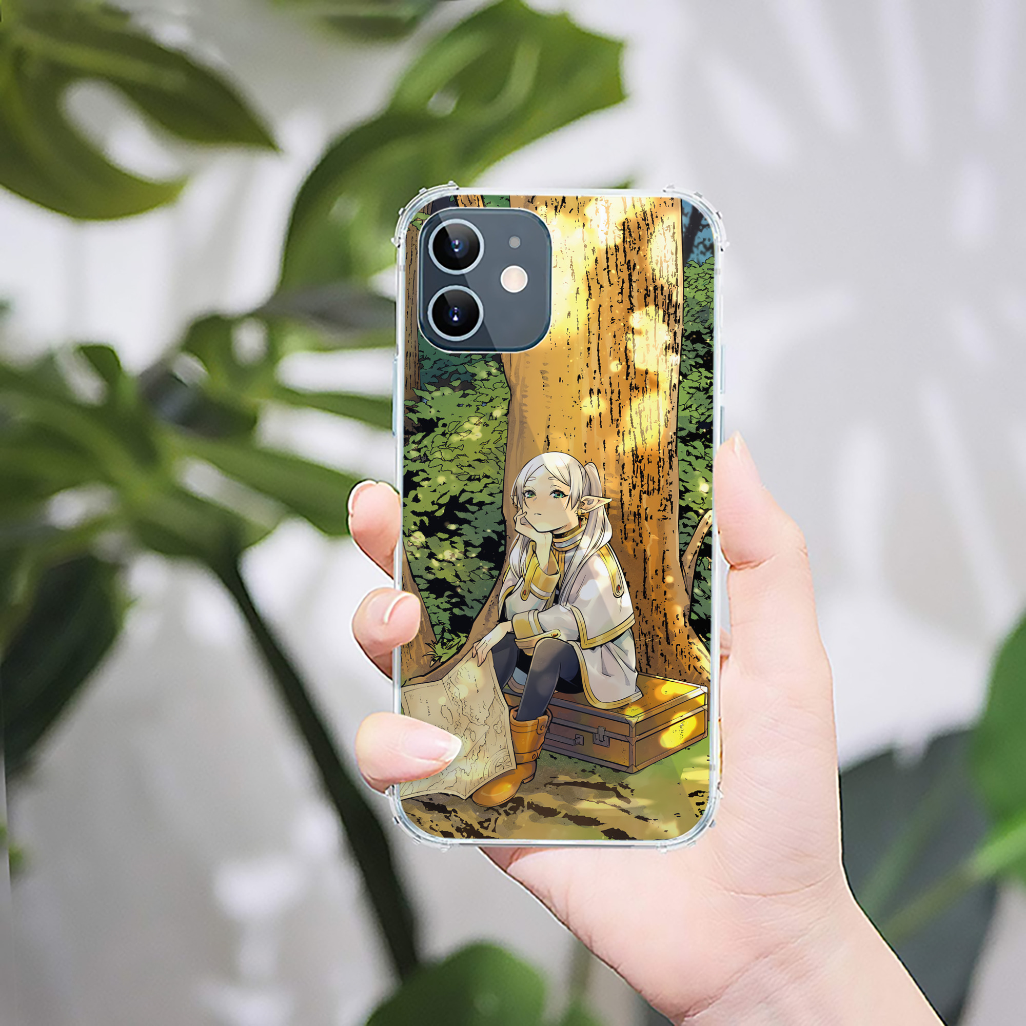 （画像用） 葬送のフリーレン Frieren 【iPhone 12シリーズ対応】透明スマホケース（クリアソフトケース）